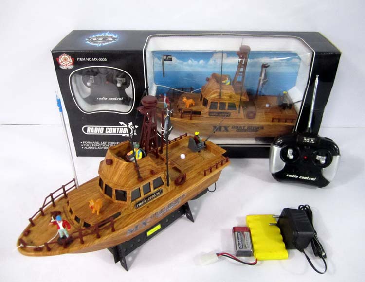 仿木四通遥控钓鱼艇包电 MX-0005-6